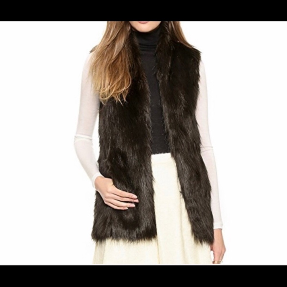 Club Monaco faux fur Vest